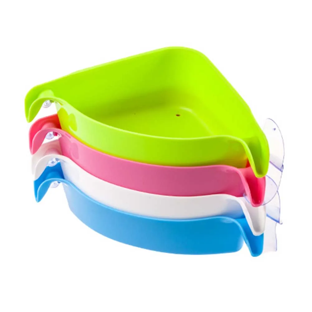 Портативная полипропиленовая присоска для кухни ванной комнаты угловая полка