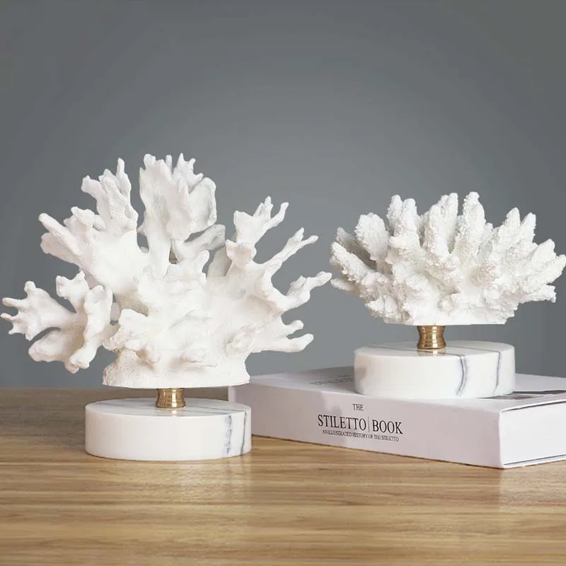 

Скандинавская скульптура из кораллового песчаника, скульптура, аксессуары для украшения дома, современная статуя из смолы, статуэтка для т...