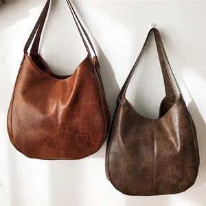 NEW Vintage Women Hand Bag Designers Luxury Handbags PU Leather Women Shoulder Bags Female Top-handl in India