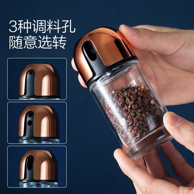 100 мл вращающиеся стеклянные кухонные приспособления бутылка для специй коробка