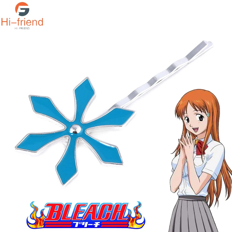 Японский аниме отбеливатель Иноуэ Orihime шпилька для волос головной убор Косплей