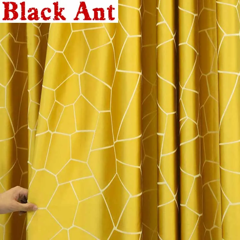 Роскошные скандинавские современные минималистская занавеска для Гостиная