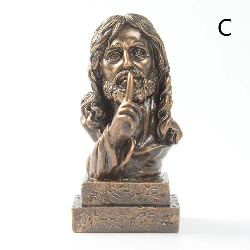 Креативные изделия из смолы католическая Статуя Иисуса статуэтки украшения для