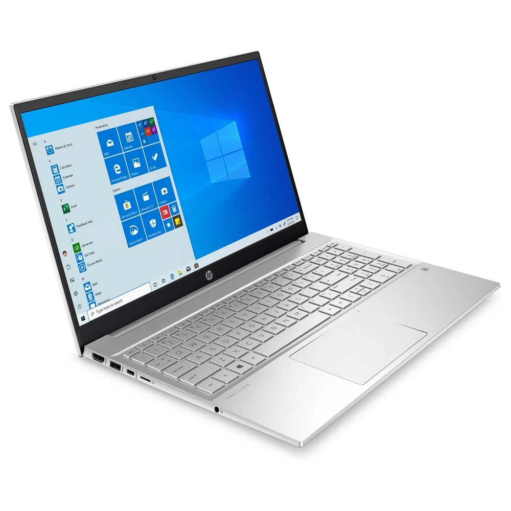 Ноутбук 15.6" IPS FHD HP Pavilion 15-eg0067ur silver ( Core i5 1135G7/8Gb/512Gb SSD/noDVD/MX350 2Gb/DOS) (2S7H8EA) | Компьютеры
