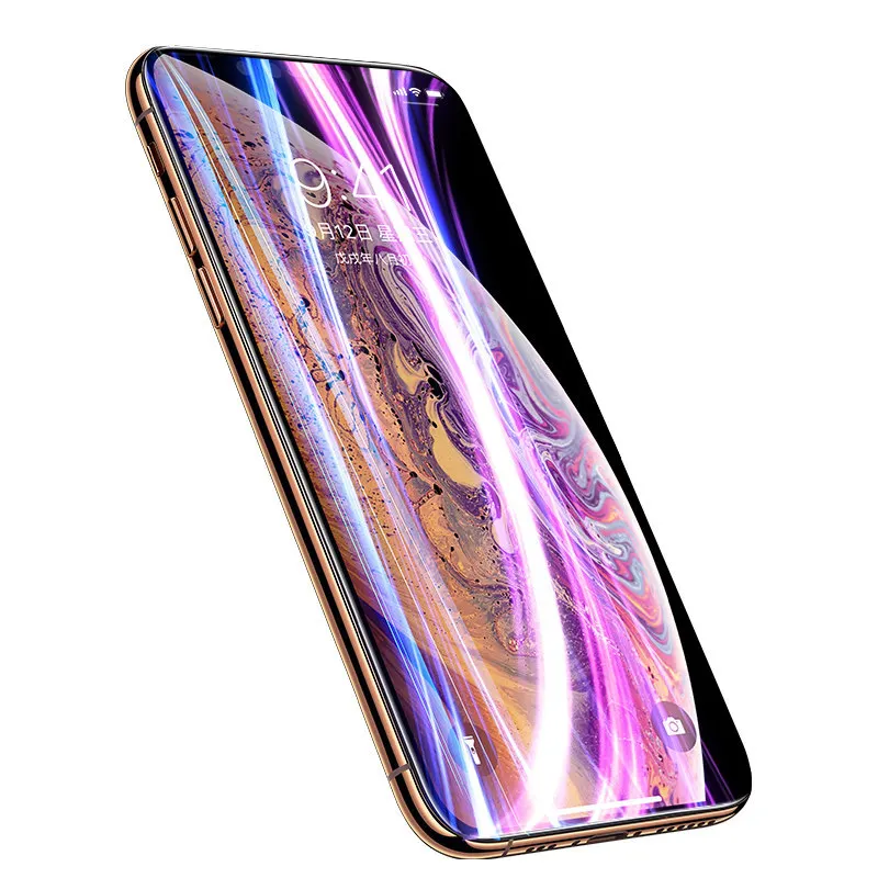 Защитное стекло с изогнутыми краями 11D закаленное для защиты экрана iPhone 11 11Pro