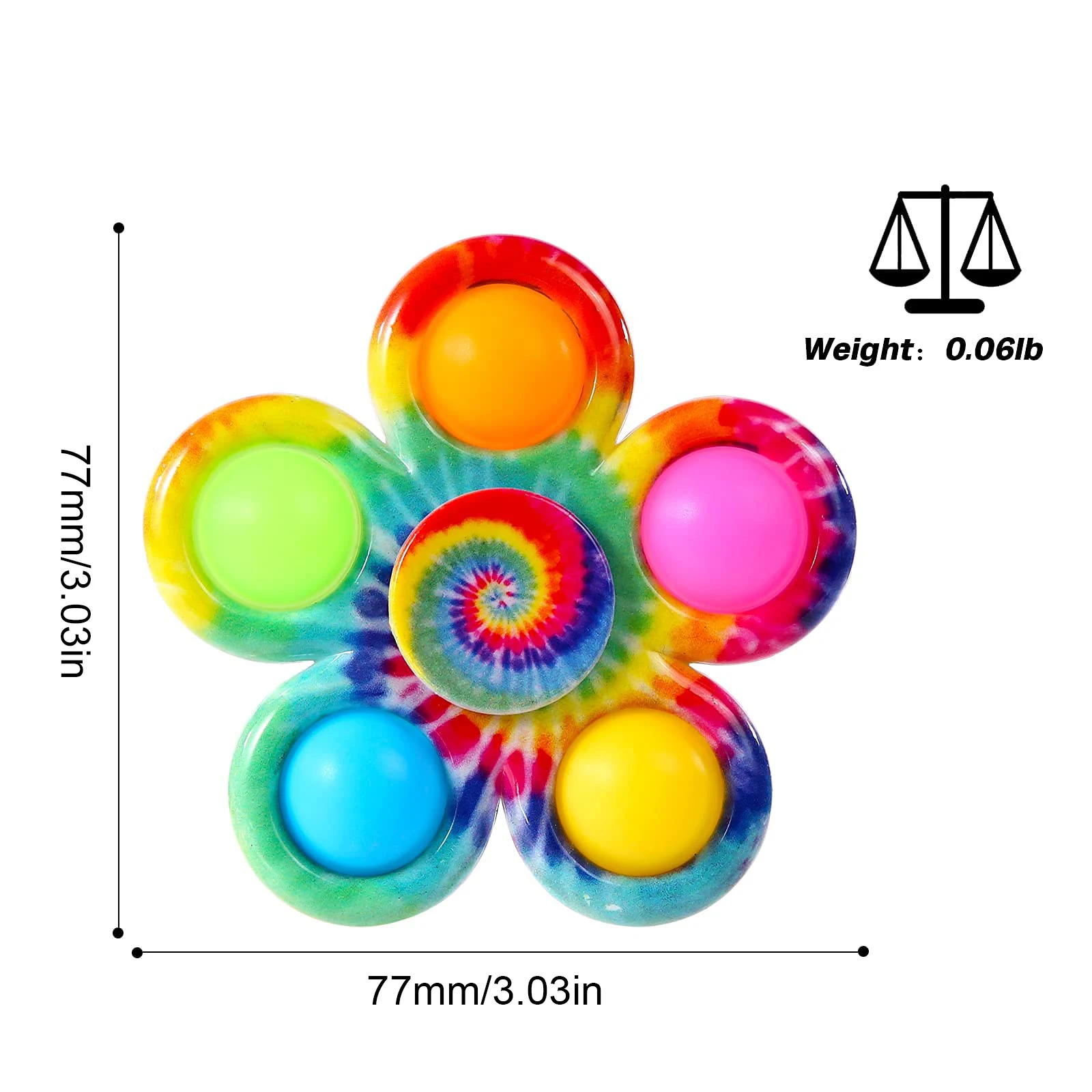 

Push Bubble Gum Toy Rotating Fingertip Top Decompression Toy Relieve Anxiety Anti-stress Relaxation Toy Adult And Child Gift