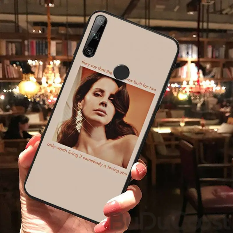 

Sexy singer model Lana Del Rey Shell Phone Case For Huawei Y5 II Y6 II Y5 Y6 Y7Prime Y9 2018 2019