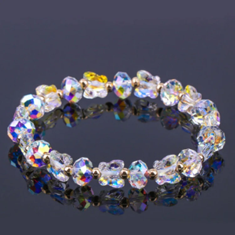 Новинка Модная Яркая обувь AB бабочка с украшением в виде кристаллов бисера