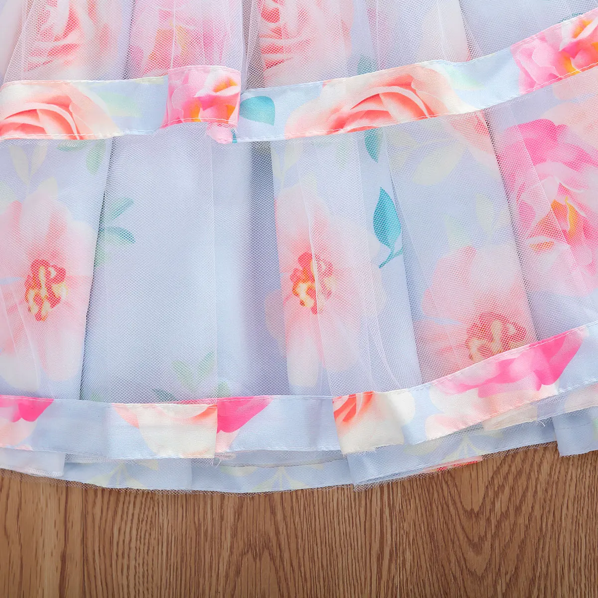 Одежда для маленьких девочек Новое модное летнее платье Розовое с круглым