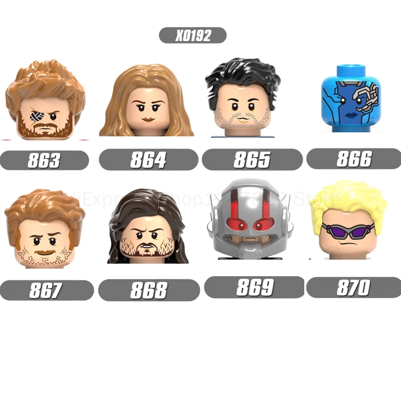 

2021 Building Blocks Heroes Witch Bruce Banner Figures For Children Education Toys Head X0192