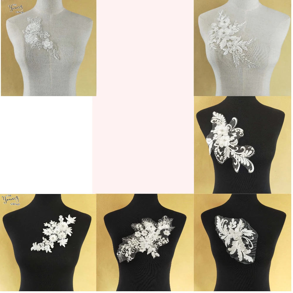 Распродажа 9 видов разные стили белый воротник ABS жемчужная вышивка сделай сам