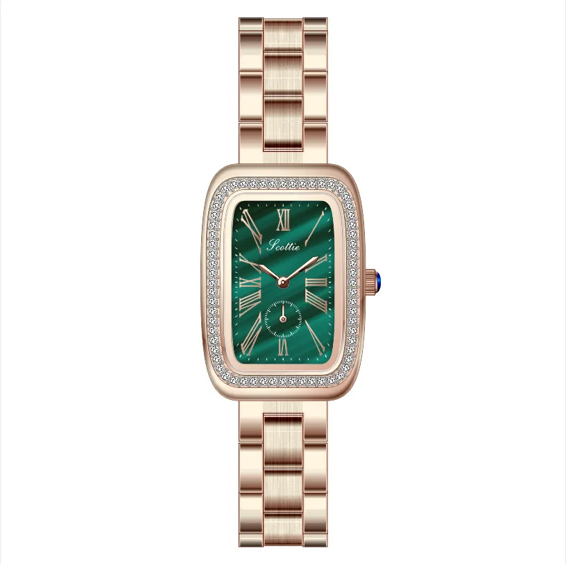 Top Women Watches Rose Gold Top Luxury Watch Woman Quartz Waterproof Women's Wristwatch Ladies Girls Watches Gift Clock Hours