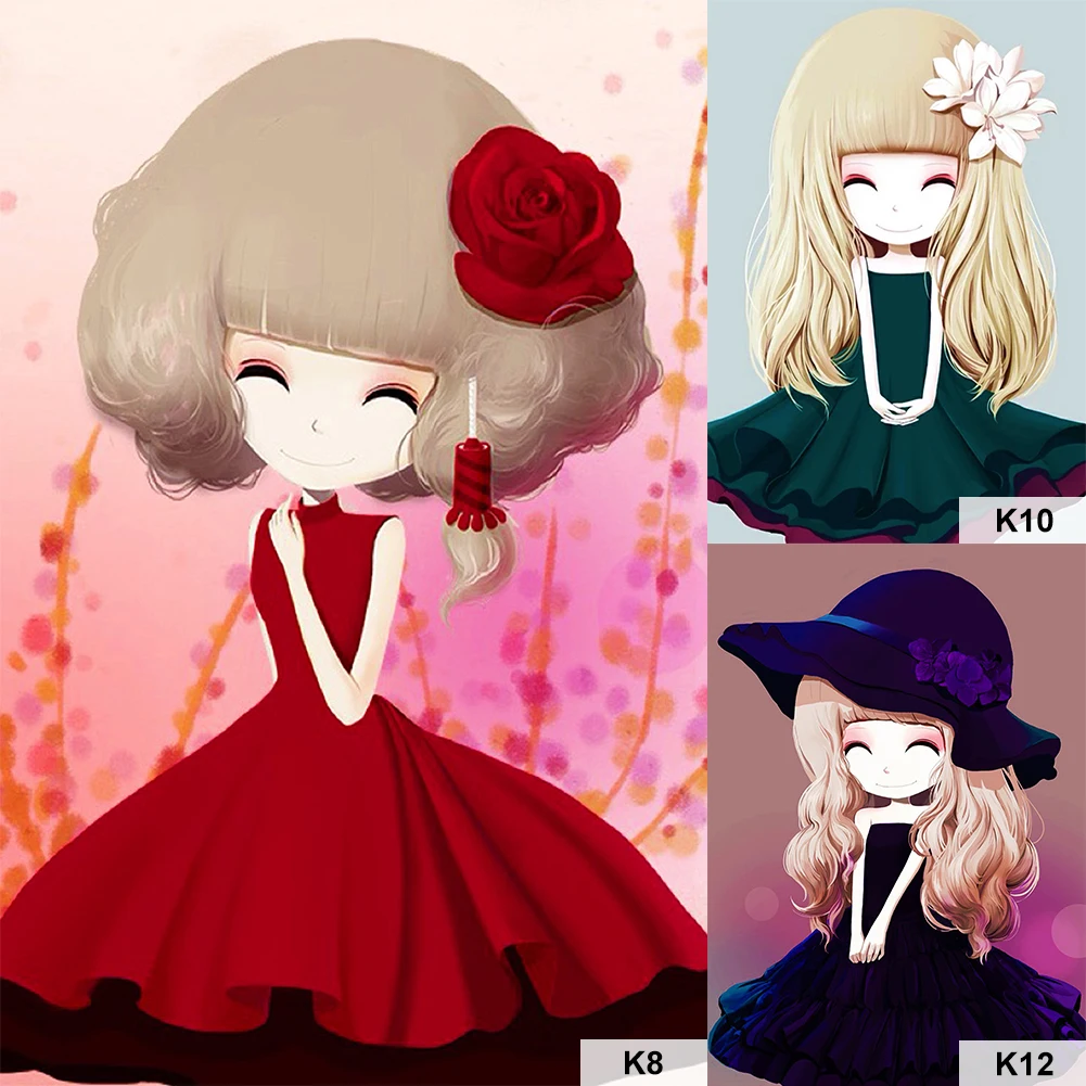 Домашний декор вышивка узор 5D сделай сам полная картина из страз милая анимация