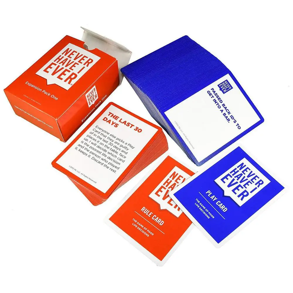 Никогда не было у меня никогда настольной игры |