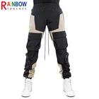 Брюки-карго Rainbowtouches мужские эластичные, спортивные штаны с несколькими карманами, комбинированные, сочетающиеся с цветами, превосходное качество