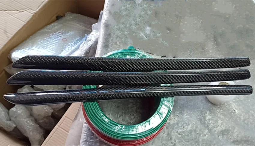 Правый руль RHD центральная консоль Дверная панель отделка из углеродного волокна