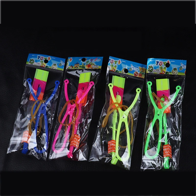 24PCS Party Articles Slingshot Flying Arrow LED UFO Bamboo Dragonfly Hot Sale Luminous Fairy Toy Festival Accessories | Дом и сад