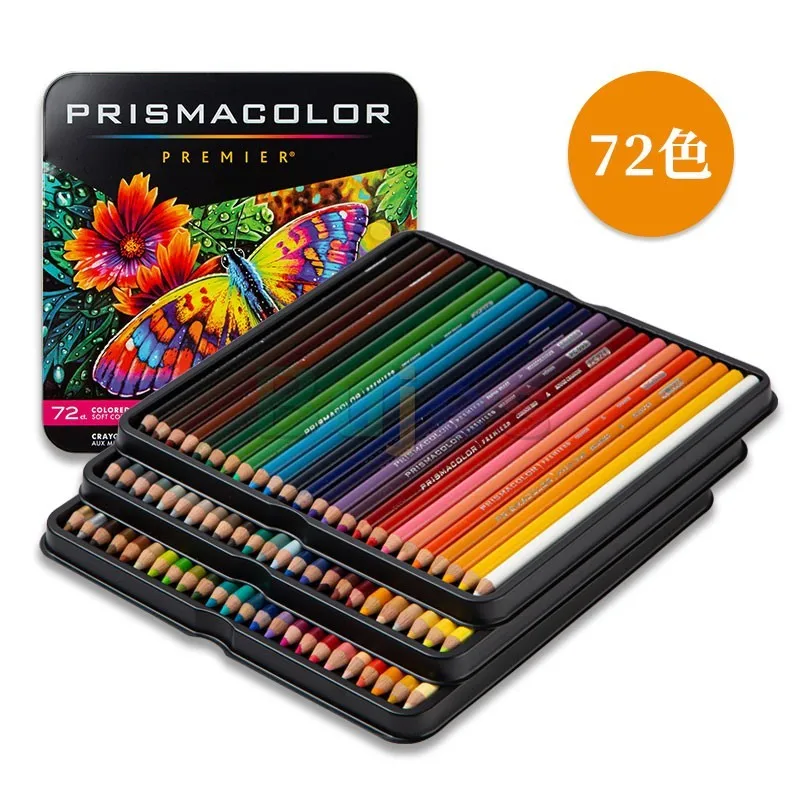 США цветные карандаши Prismacolor 72/150 масляные цвета профессиональные художественные