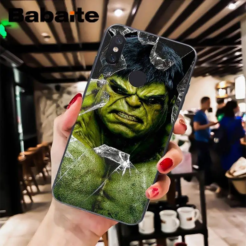 Babaite Marvel Heroes Халк черный ТПУ Мягкий силиконовый чехол для телефона чехол для Xiaomi 6 MIX2 8SE K20 REDMI 5A NOTE4X 7 6A мобильные чехлы - Цвет: A6