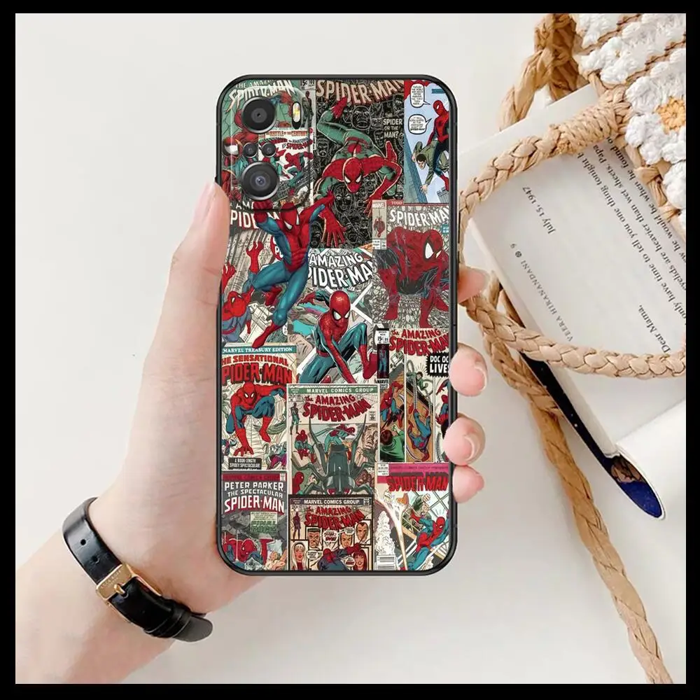 marvel comics phone case for xiaomi redmi 11 lite 9c 8a 7a pro 10t 5g cover mi 10 ultra poco m3 x3 nfc 8 se cover free global shipping