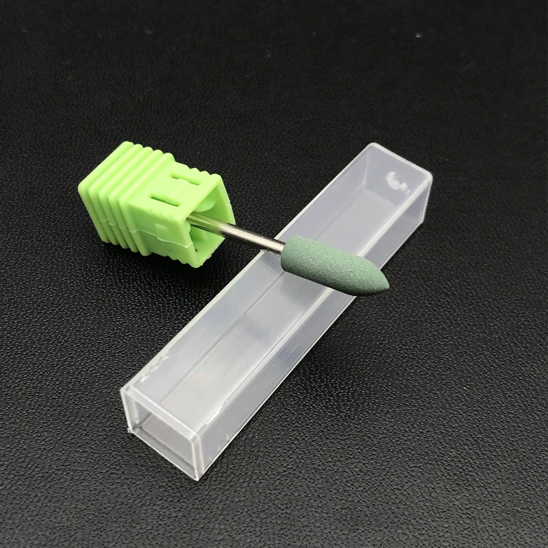 1 шт. футболка с длинными пуля голова Фрезер для ногтей сверлильный силиконовый