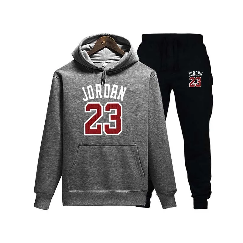 Новинка брендовая Новая мода JORDAN 23 Мужская спортивная одежда с принтом мужские толстовки пуловер хип-хоп мужской спортивный костюм толстовки Одежда - Цвет: 17