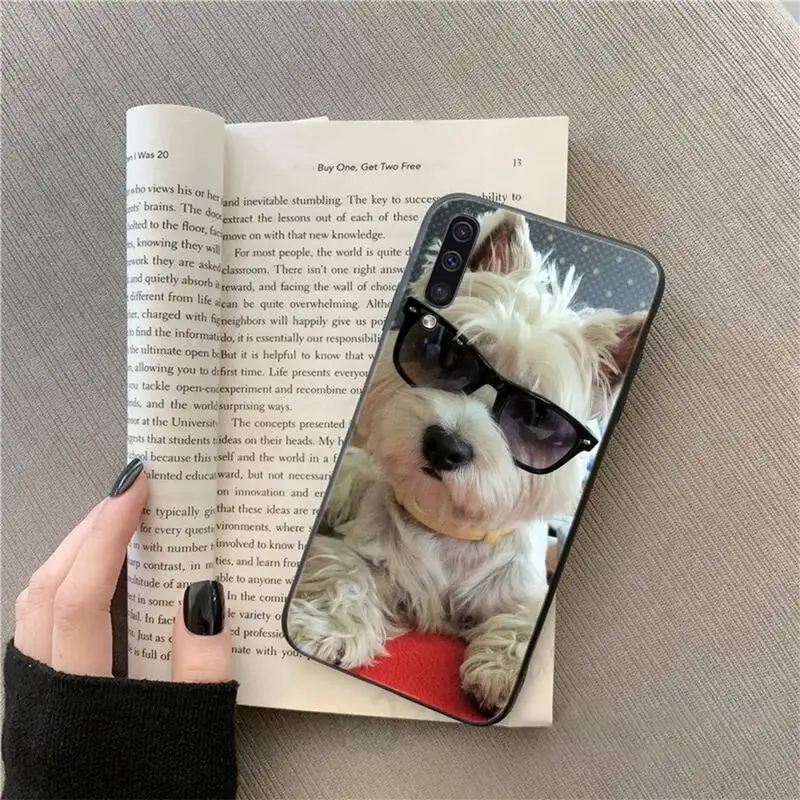 

Westie Terrier Dog Puppy cute animal Phone Case For Samsung galaxy S 9 10 20 A 10 21 30 31 40 50 51 71 s note 20 j 4 2018 plus