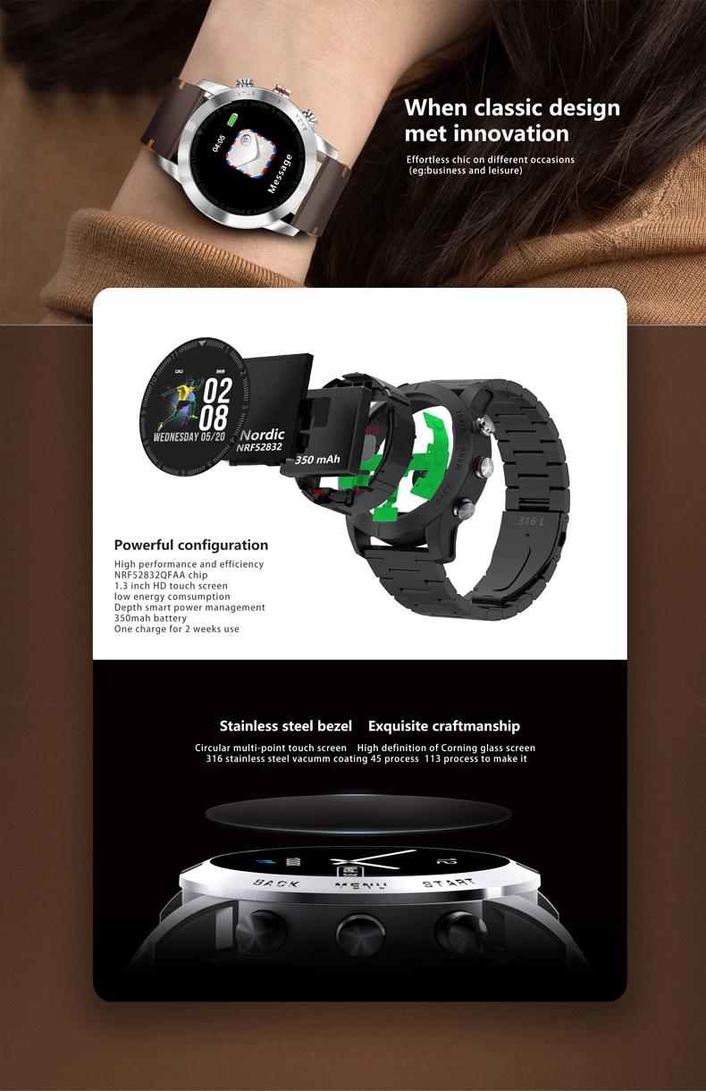 KSUN KSR903 cheep bluetooth android/ios телефоны водонепроницаемые сенсорный экран Спорт Здоровье Смарт часы