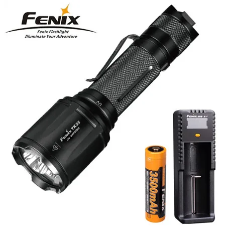 Новый Fenix TK25 УФ Cree XP G2 1000 люмен светодиодный фонарик Фонарь (белый УФ) + fenix D1