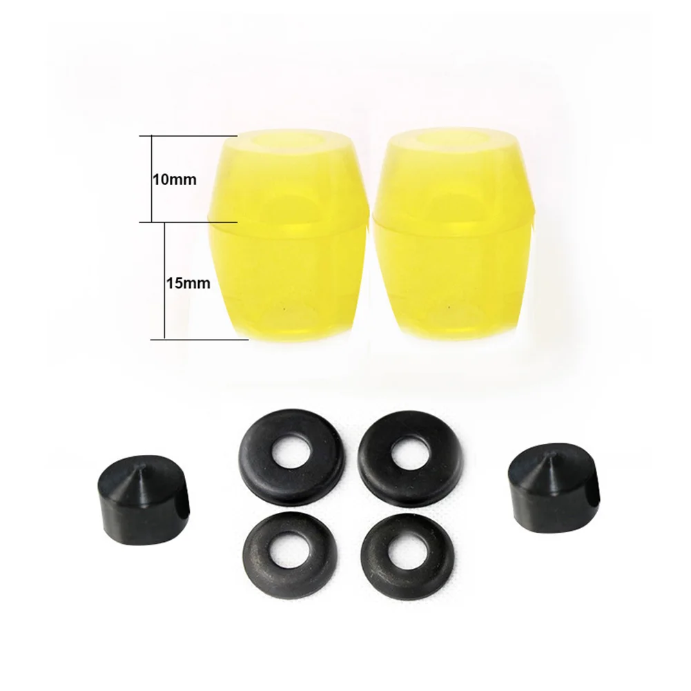 

1 Set Skateboard Truck Rebuild Kit Bushings Washers Pivot Cups Shock Absorber Polyurethane For 7 In Bracket Scooter Accessories
