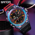 Модные спортивные часы SANDA для мужчин, ударопрочные водонепроницаемые цифровые наручные часы, мужские часы в стиле G, кварцевые часы, мужские часы