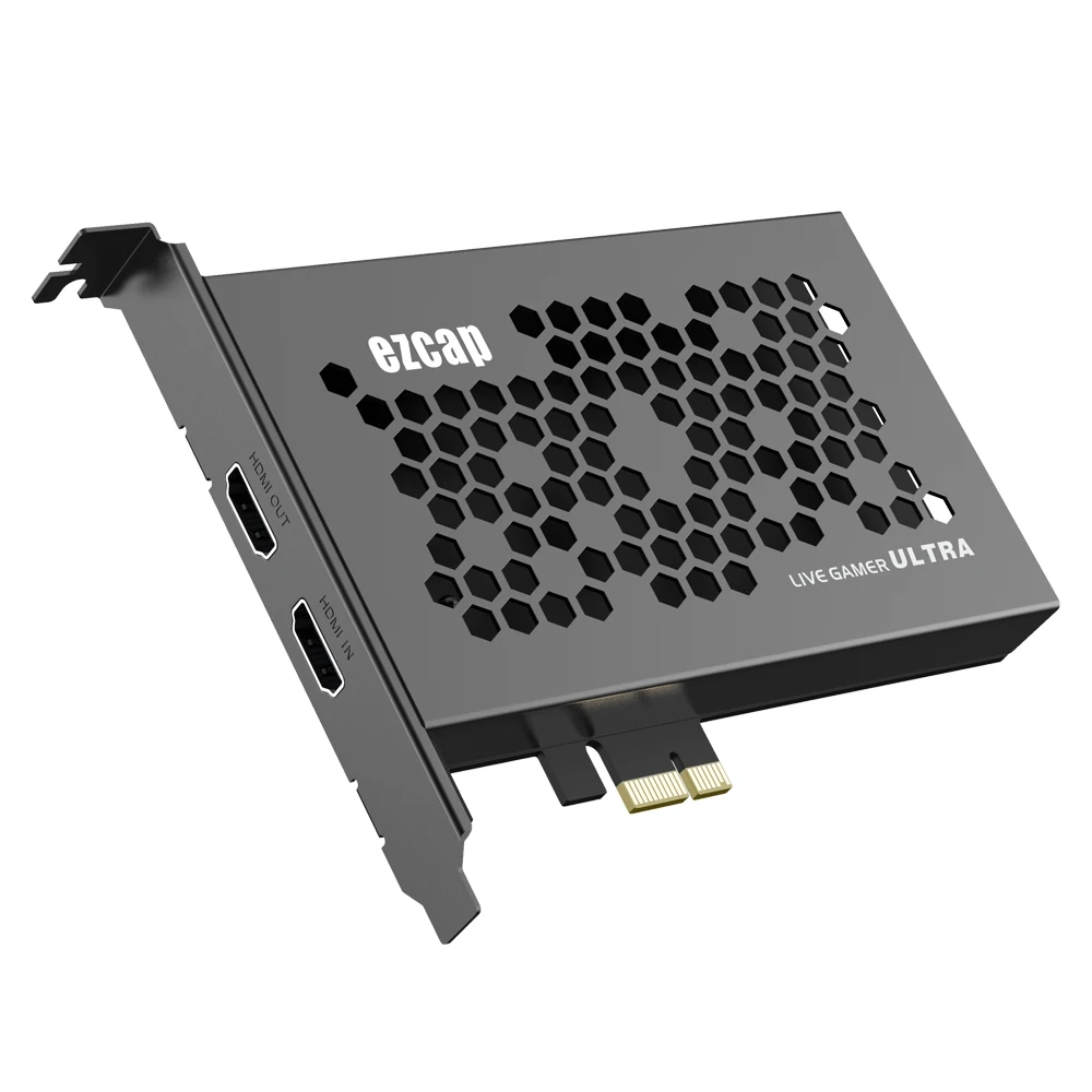 Плата видеозахвата ezcap 323 HDMI 4k 60fps HDR PCIE ТВ-тюнер запись для ноутбука ПК |