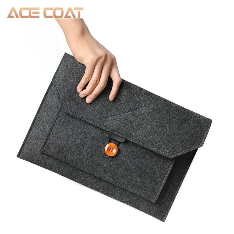 Чехол для ноутбука ACECOAT с ручками и карманами для MacBook Air/Pro 15,4 retina 13,3 дюймов/клатч для ноутбука