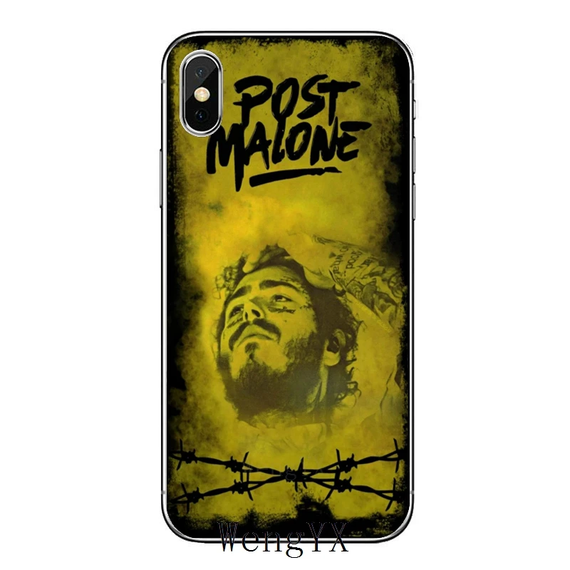 Чехол для телефона Post Malone Samsung Galaxy M30 A70 A60 A50 A40 A30 A10 A9 A8 A6 J8 J4 J6 Prime Plus 2018 | Мобильные