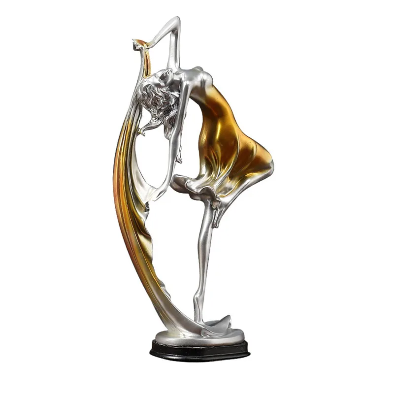 

Скандинавская креативная балерина, скульптура, персонаж, статуя, современное настольное художественное украшение, ретро фигурка, аксессуа...