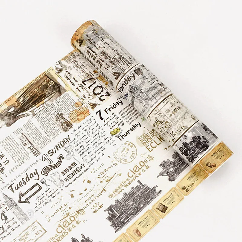 11 видов стилей ретро набор декоративного скотча Васи Винтаж украшения