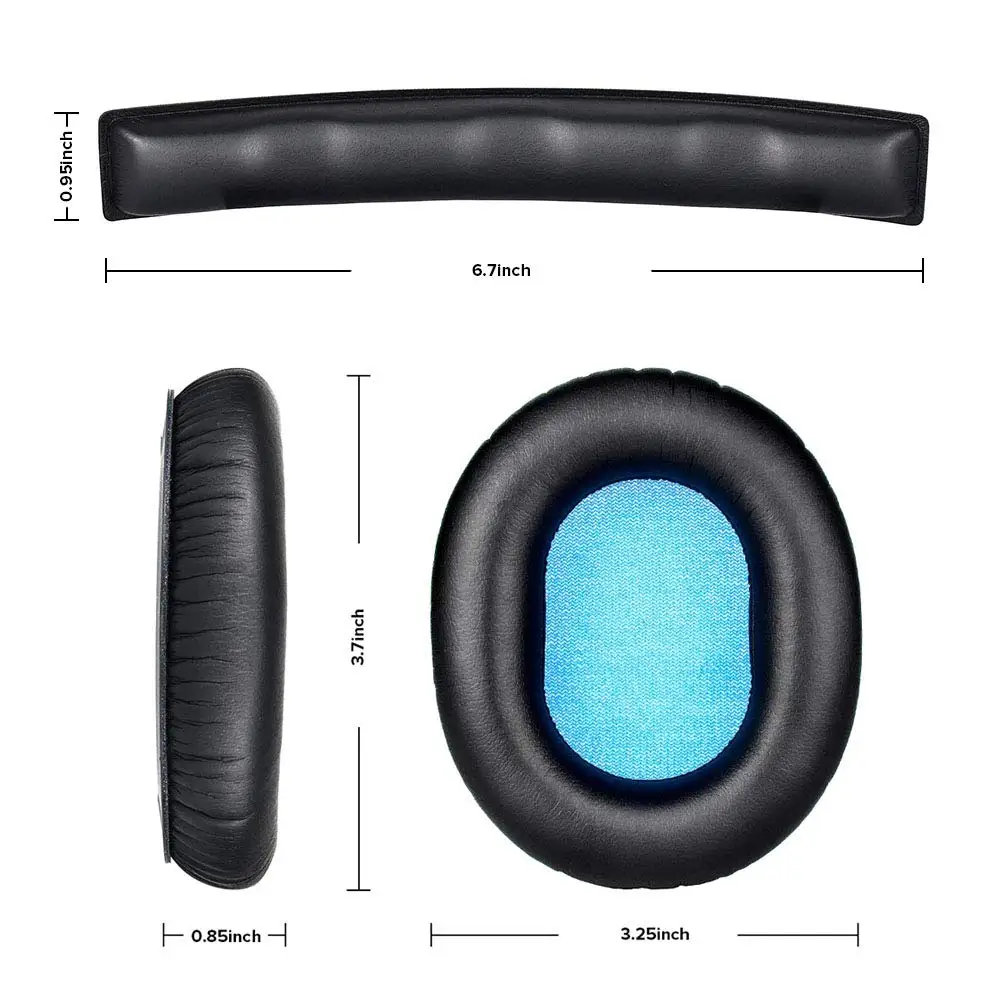 YSAGi 1 пара сменных обруч из пенопласта наушники вкладыши для Sennheiser HD8 HD8DJ HD6 MIX