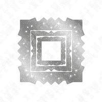 hot selling new milan square metal cutting dies diy crafts accessories scrapbooking greeting card decoration embossing molds