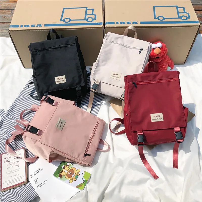 

Fashion Women's backpacks Waterproof Nylon Laptop Backpack with High capacity Casual Shopping Travel bags For Female