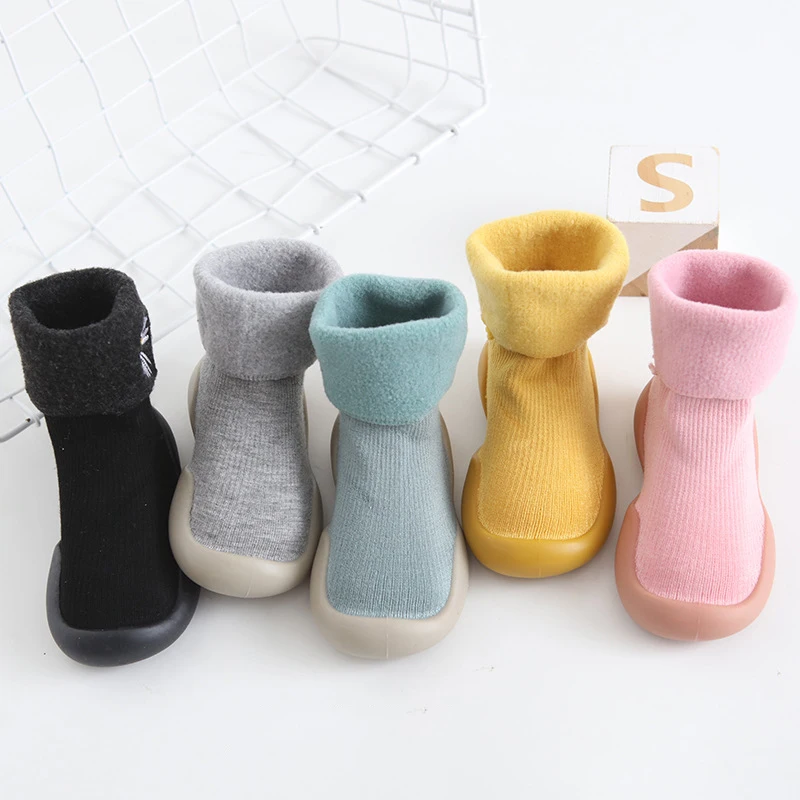 Нескользящие носки для маленьких мальчиков и девочек мягкая резиновая подошва