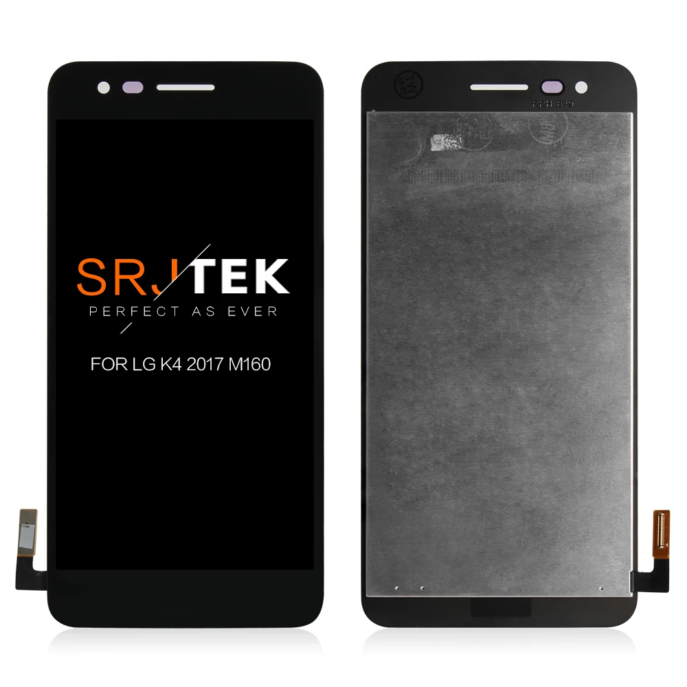 

Srjtek For LG K4 2017 M160 LCD Display Panel Touch Screen Digitizer Sensor Glass Frame For LG X230 Display X230DSF M150 M151