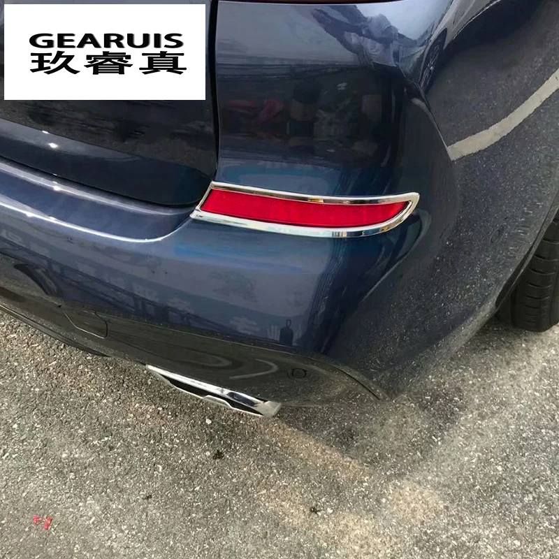 Автомобильный Стайлинг багажника внешняя хромированная лампа заднего