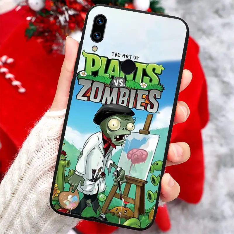 

Plant Zombie Game PVZ high quality luxury Phone Case shell For Xiaomi Redmi note 7 8 9 t k30 max3 9 s 10 pro lite