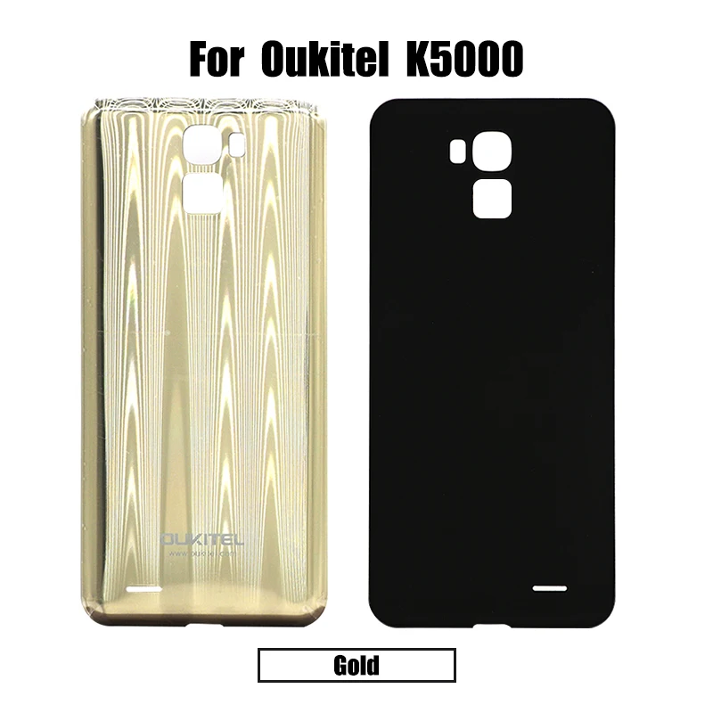 Gold Новинка, чехол для аккумулятора Oukitel K5000, чехол на заднюю панель, защитный чехол для смартфона, запасные части для ремонта - Цвет: Gold