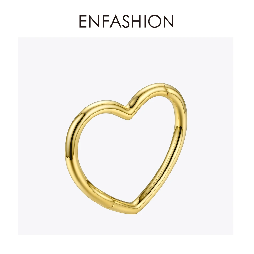 ENFASHION Браслет-манжета в форме сердца для женщин, аксессуары золотого цвета, латунные браслеты, модное ювелирное изделие, подарки для друзей, Pulseira BC2006