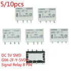 5 или 10pcs SMD G6K-2F-Y Сигнальное реле 8PIN для Omron Реле DC 5V 10*6,5*5 мм высококачественные шлепанцы; Горячая распродажа!