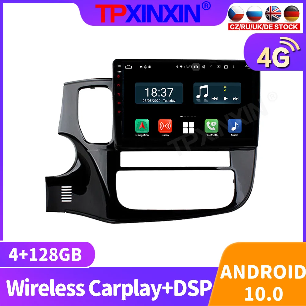 

Автомагнитола Carplay 2DIN, 128 ГБ, Android, PX6, мультимедийный видеоплеер, GPS-навигация для Mitsubishi Outlander 3 LHD 2012 - 2018
