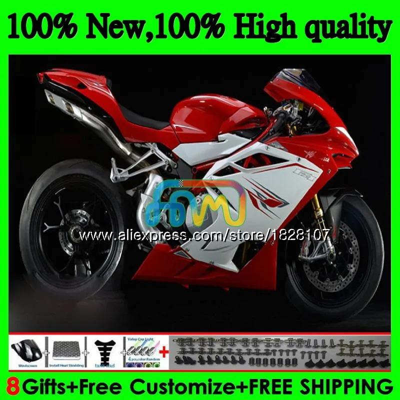 

Корпус для MV Agusta F4 R312 750S 1000 R 750 1000CC 05 красный белый топ 06 68b. 13 1000R 312 1078 1 + 1 мА MV F4 2005 2006 обтекатели