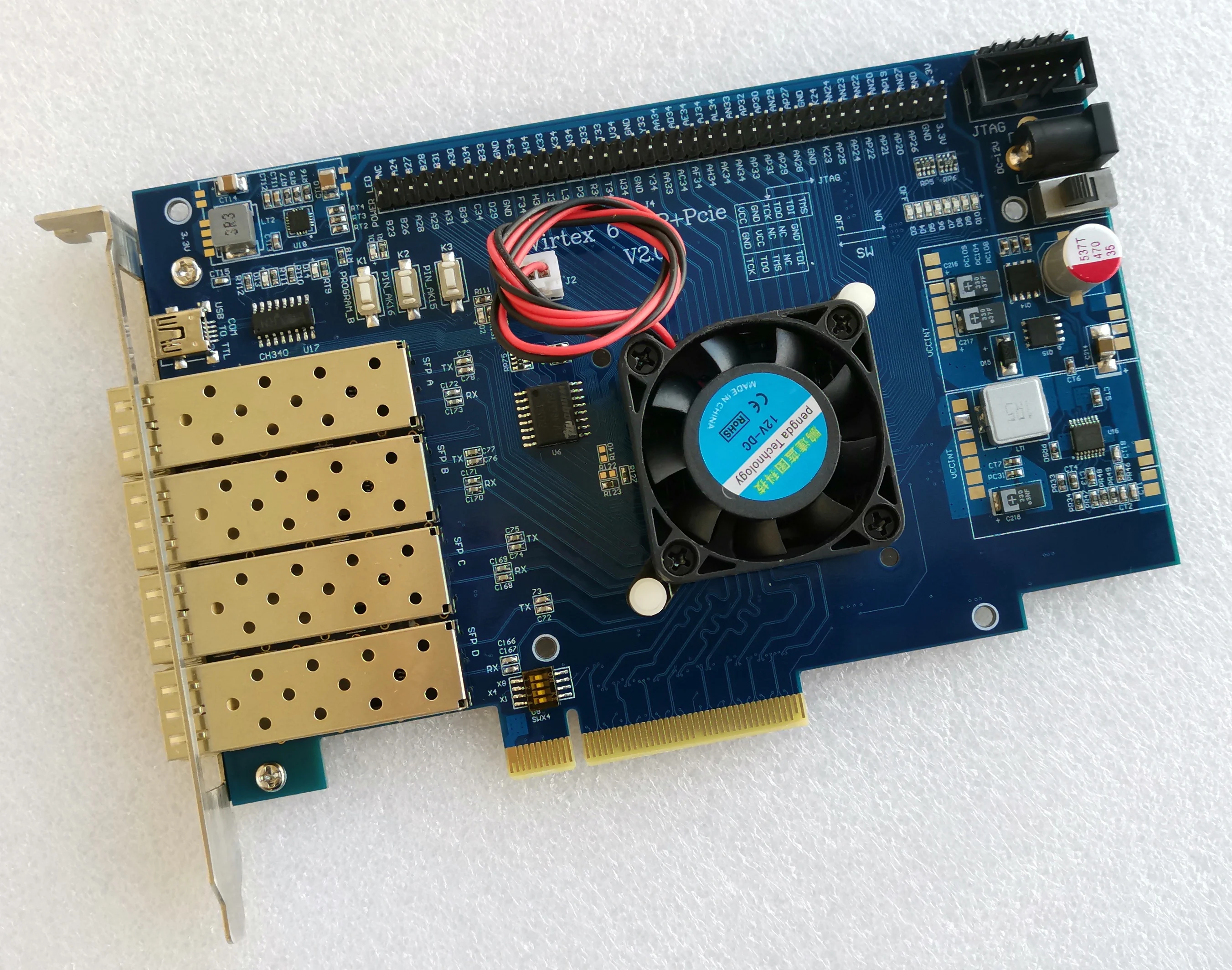 Xilinx Fpga Pcie Development Board Virtex6 Sfp Core | Мебель