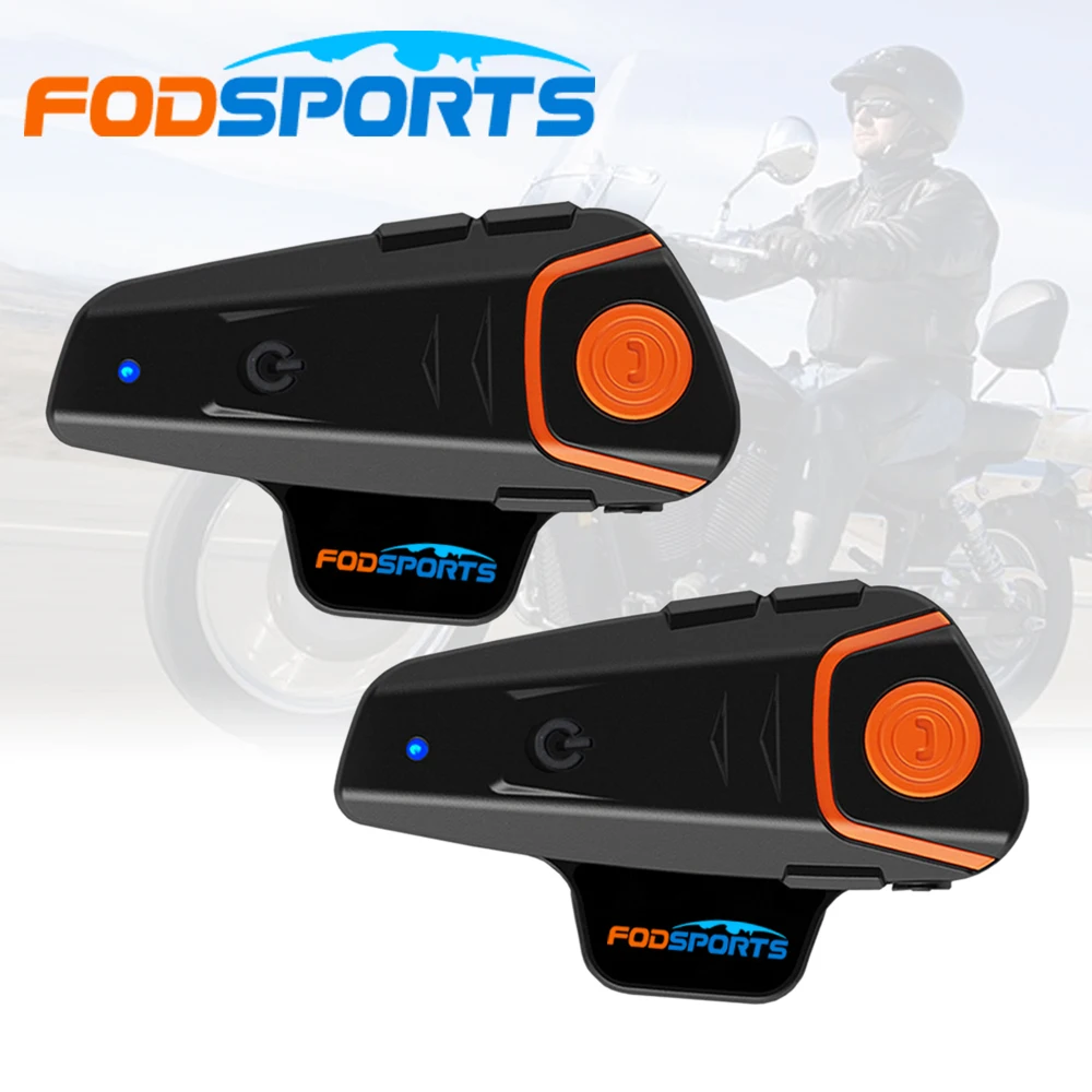 Fodsports мотоциклетные FM домофон BT S2 Беспроводной Bluetooth интеркомуникатор
